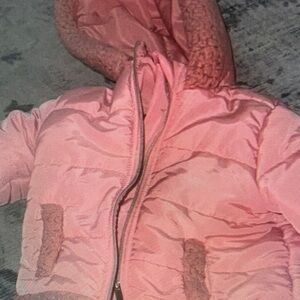 Pink Kids Puffer Jacket